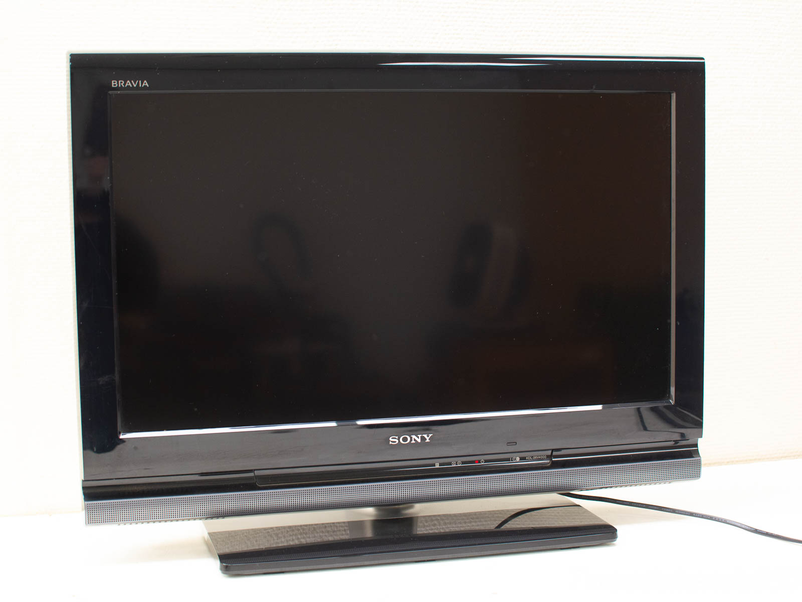 Sleek Sony Bravia TV in minimalist black design, perfect for modern home aesthetics.