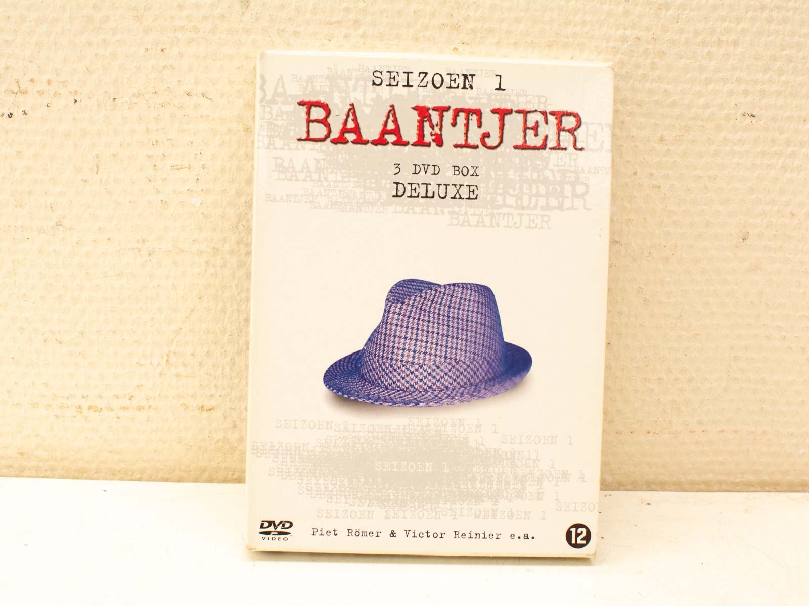 Baantjer Season 1 DVD Box Set - Vintage Dutch series with stylish design and three DVDs.