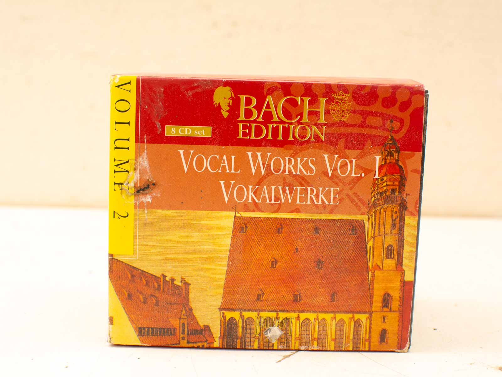 Bach Edition: Vocal Works Volume 1 CD set featuring 8 classic compositions by Bach.