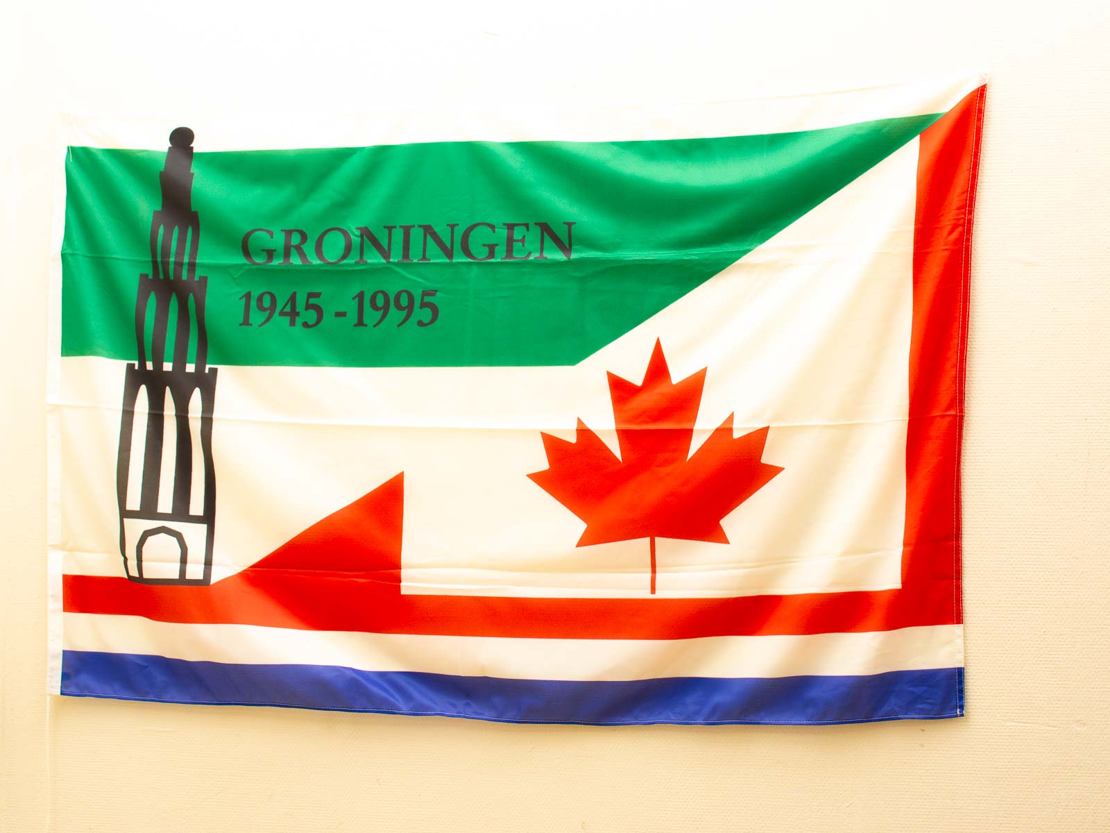 Groningens 50th Anniversary Flag: Celebrating heritage, local pride, and international connections.