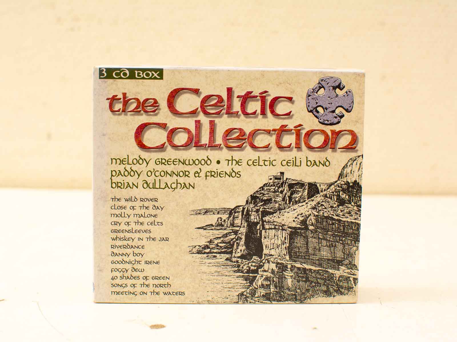 Celtic Melodies box set featuring timeless tracks and classic artists celebrating rich Celtic heritage.