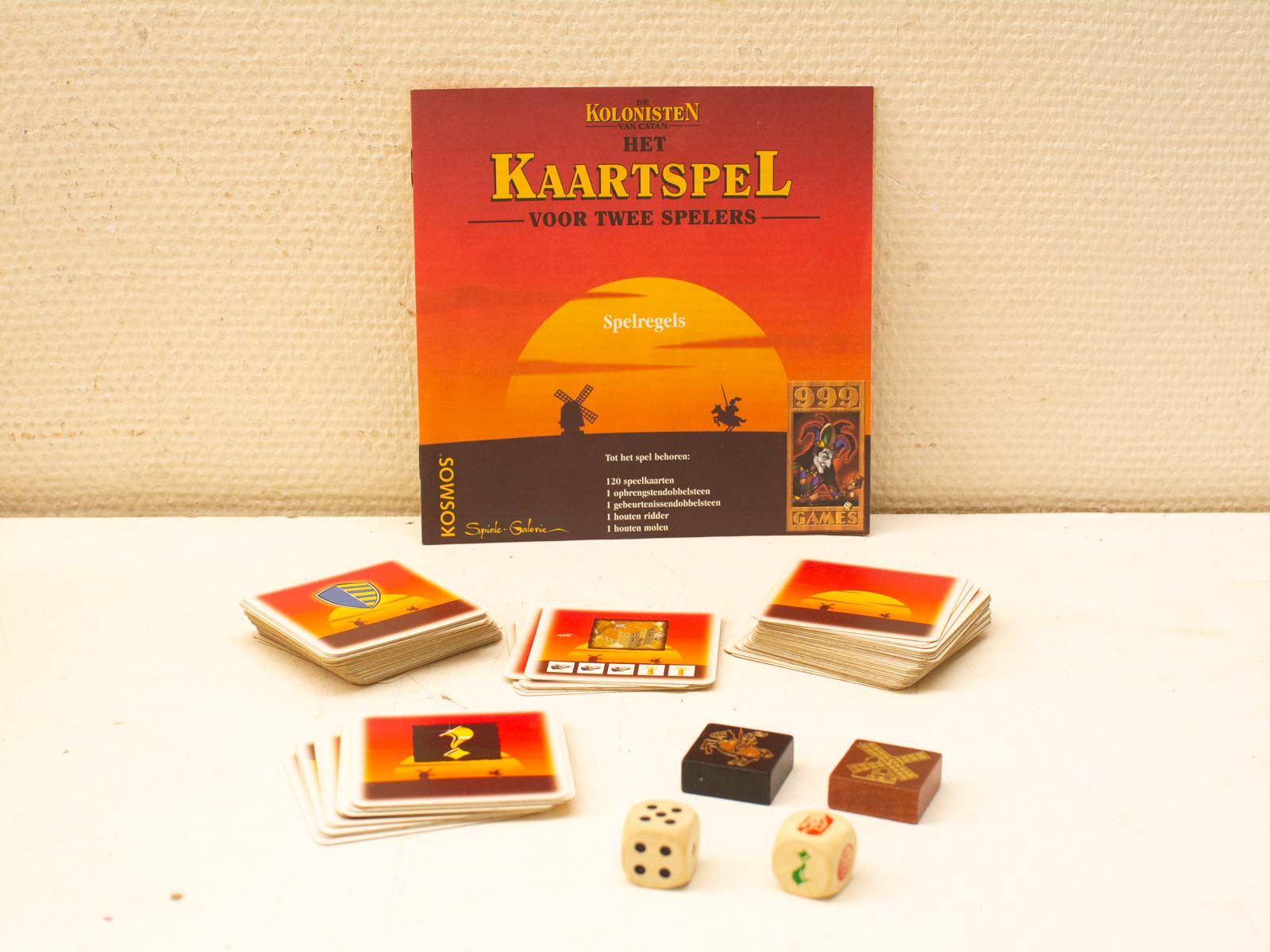 Vintage Settlers Card Game for Two, Kosmos Edition: Engaging strategy for game night fun!