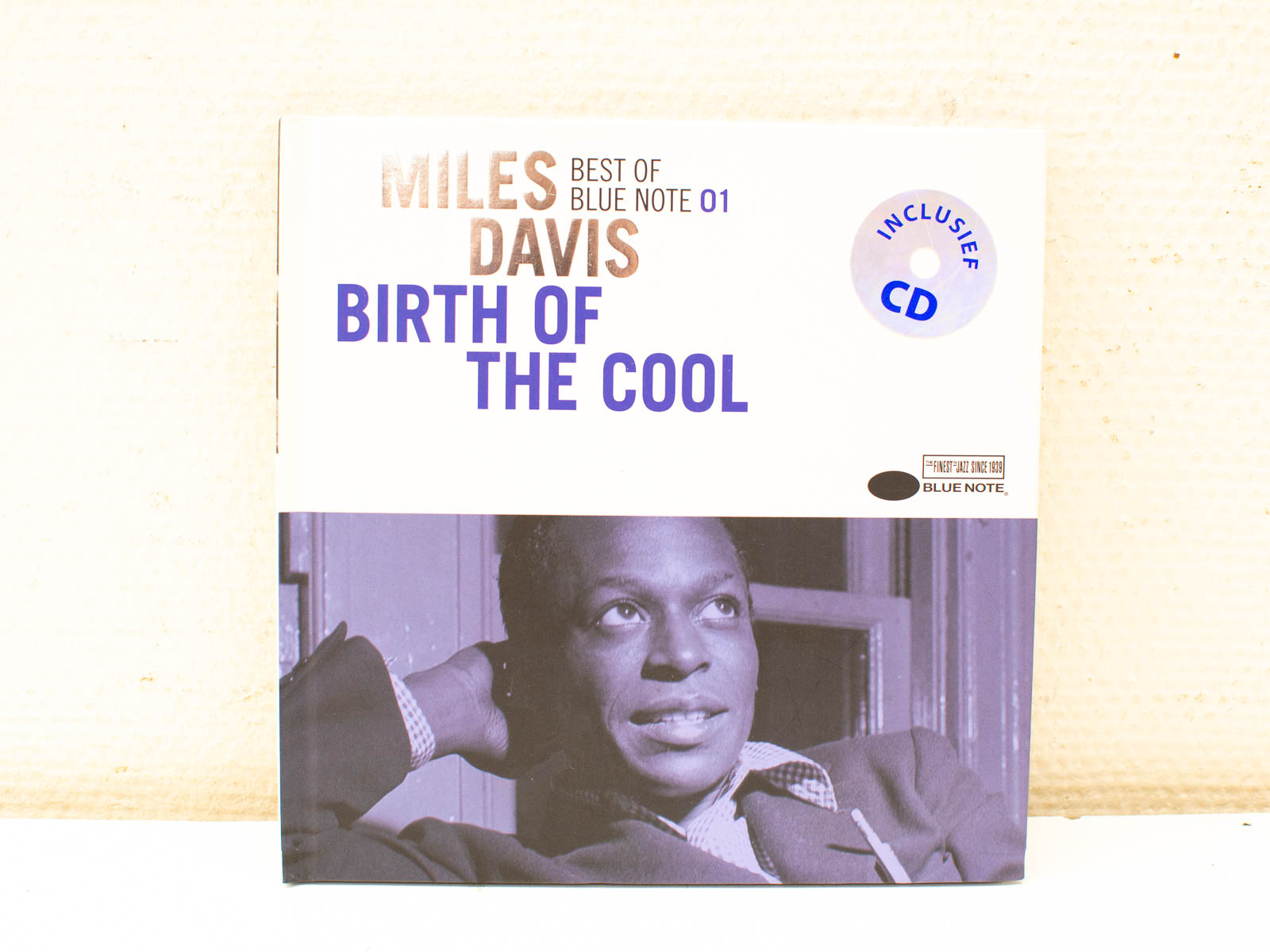 Miles Davis: Birth of the Cool CD case, celebrating iconic jazz and Blue Note legacy.