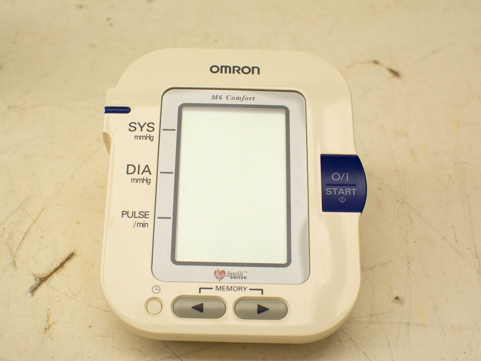 Omron M6 Comfort blood pressure monitor for easy at-home health tracking and monitoring.