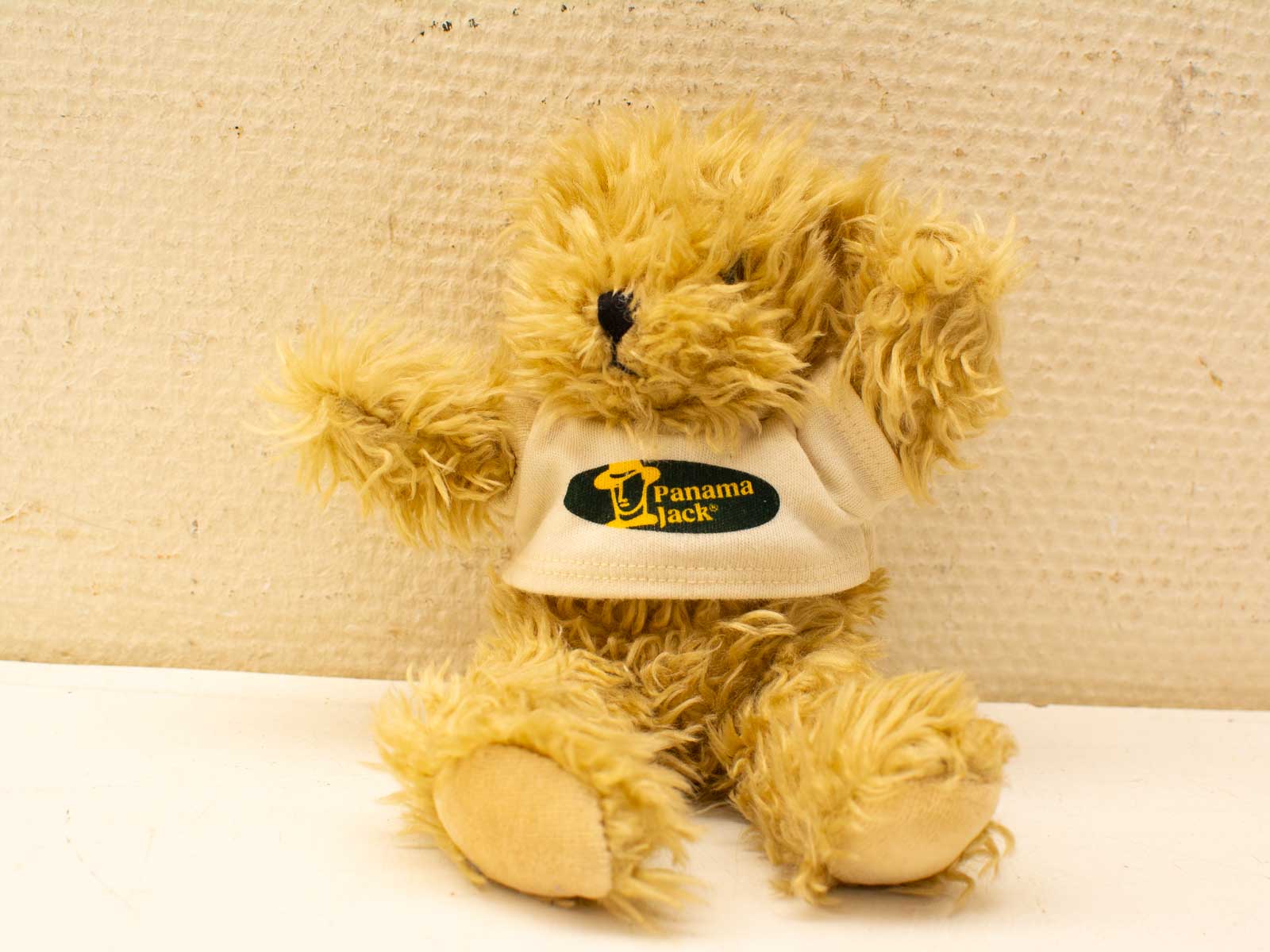 Adventurous Panama Jack teddy bear: soft, cuddly, and ready for exploration and playtime fun!