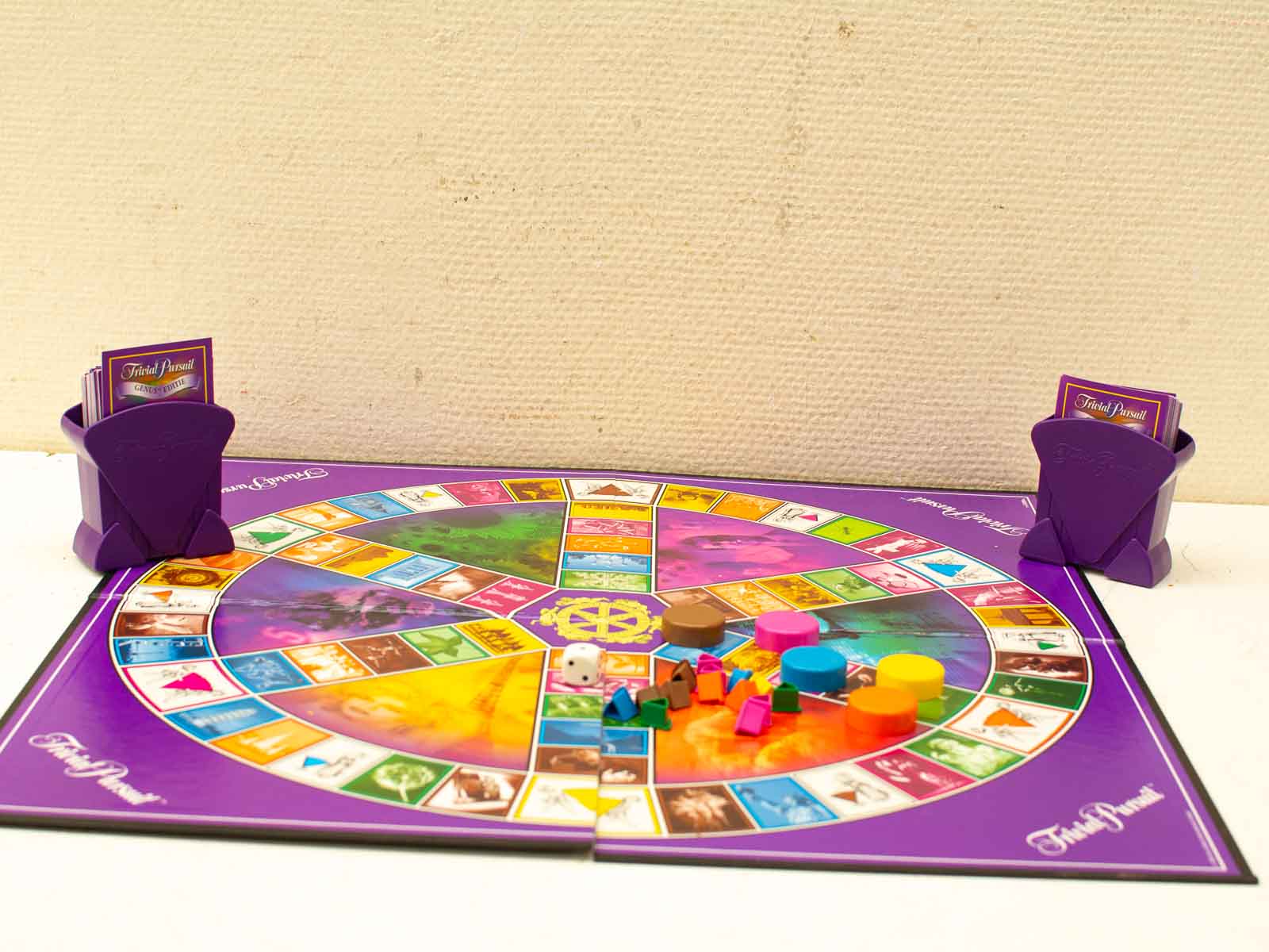 Vibrant Trivial Pursuit board game setup for exciting trivia nights and friendly competition.