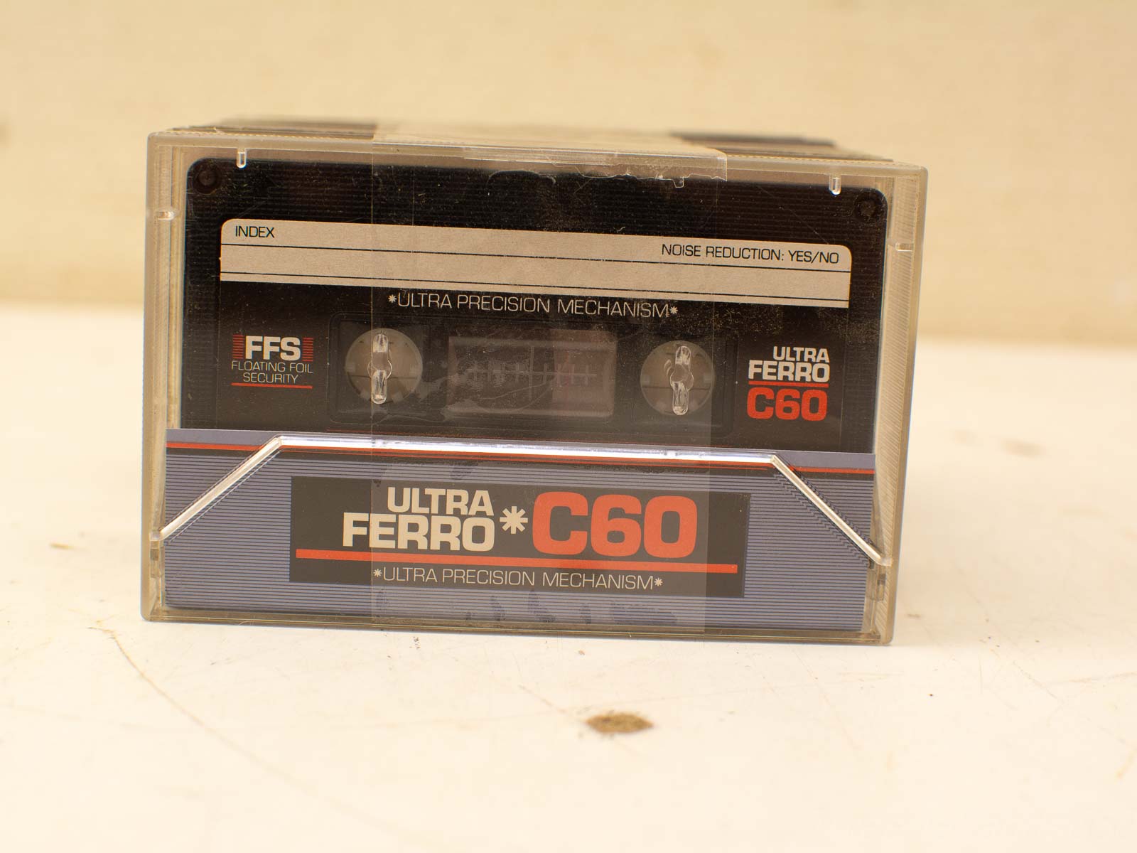 Vintage ULTRA FERRO C60 cassette tape, classic audio collectors item with high-quality sound.