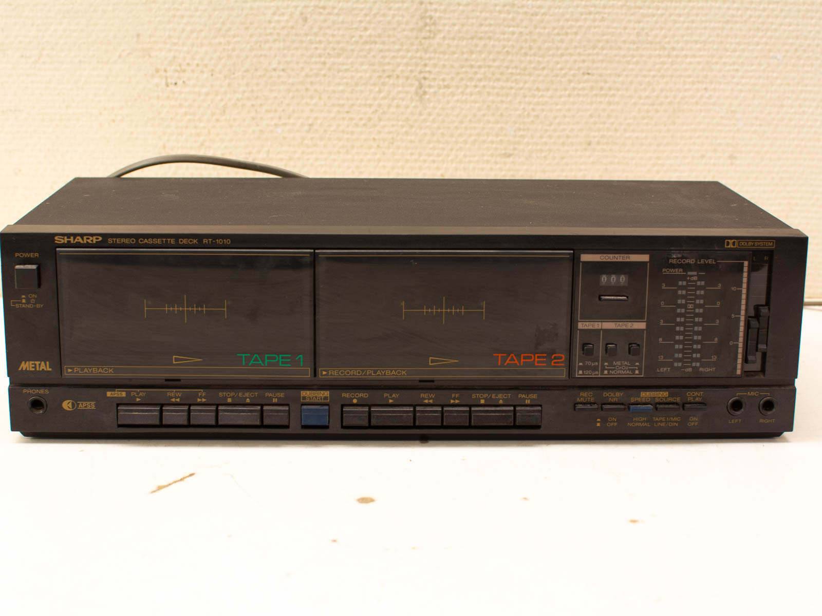 Sharp stereo cassettedeck RT-1010 37302