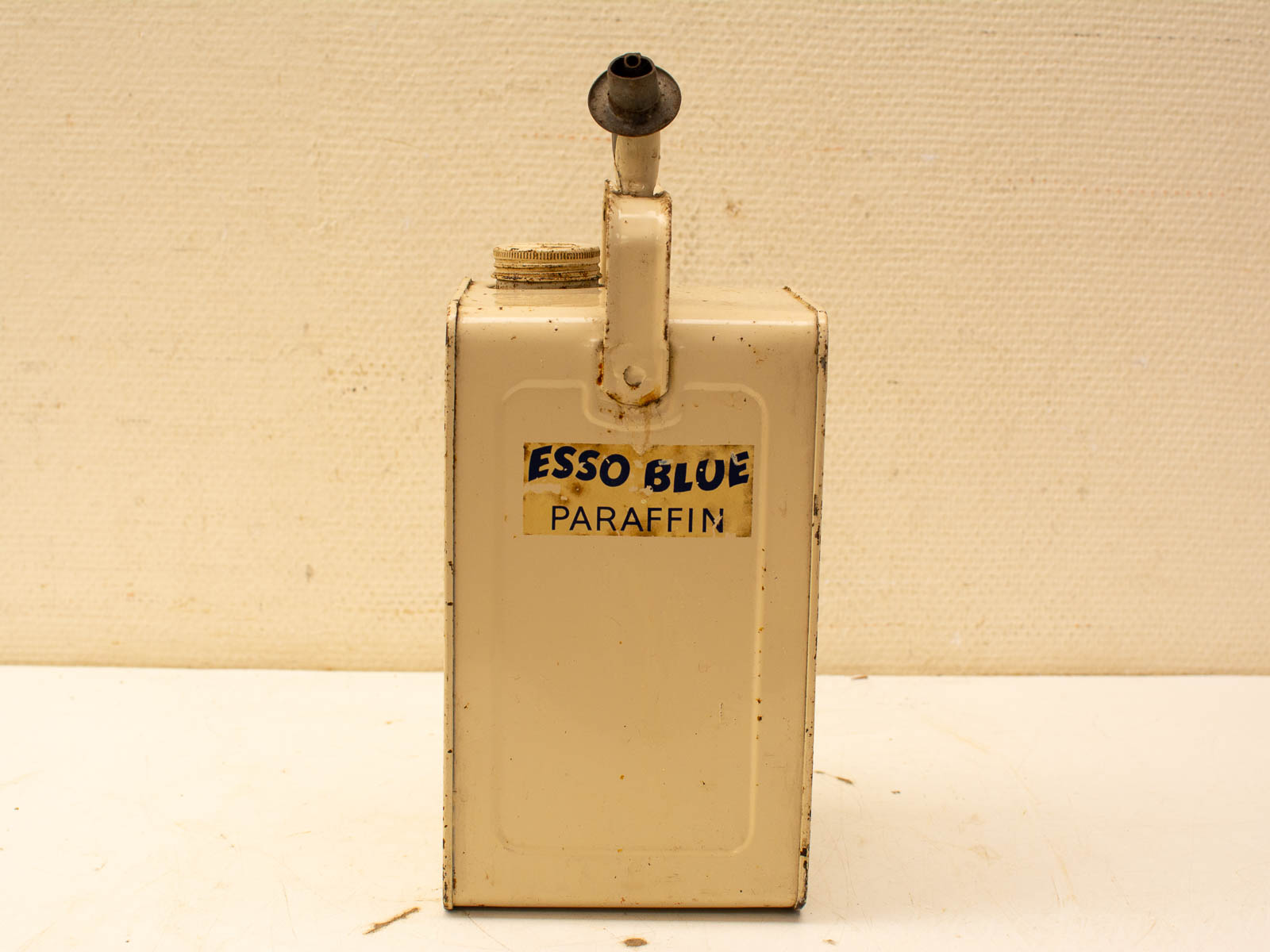 Vintage Esso blue Parfinn container  37227