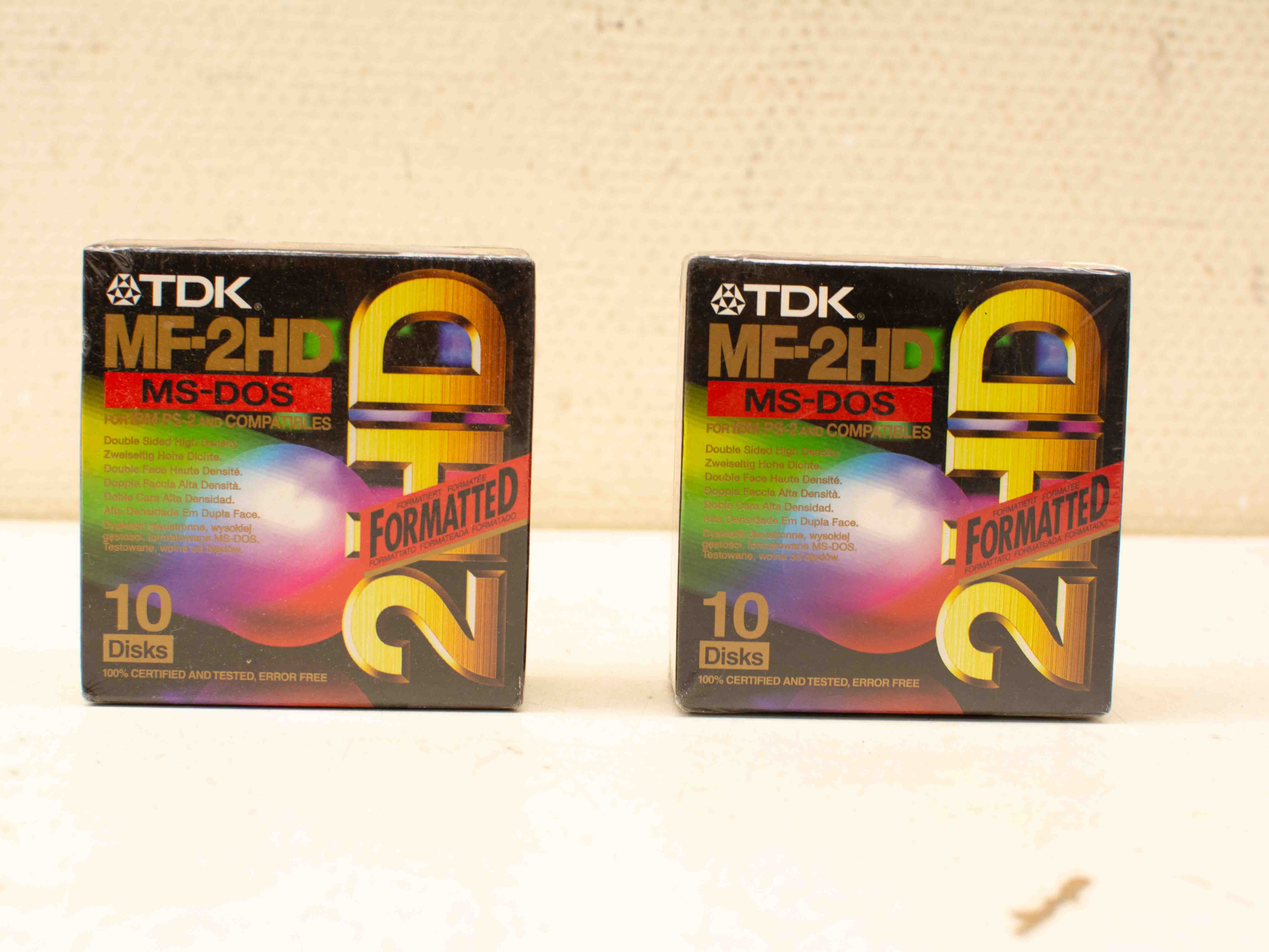 2 Doosjes TDK MF-2HD Disks 38632