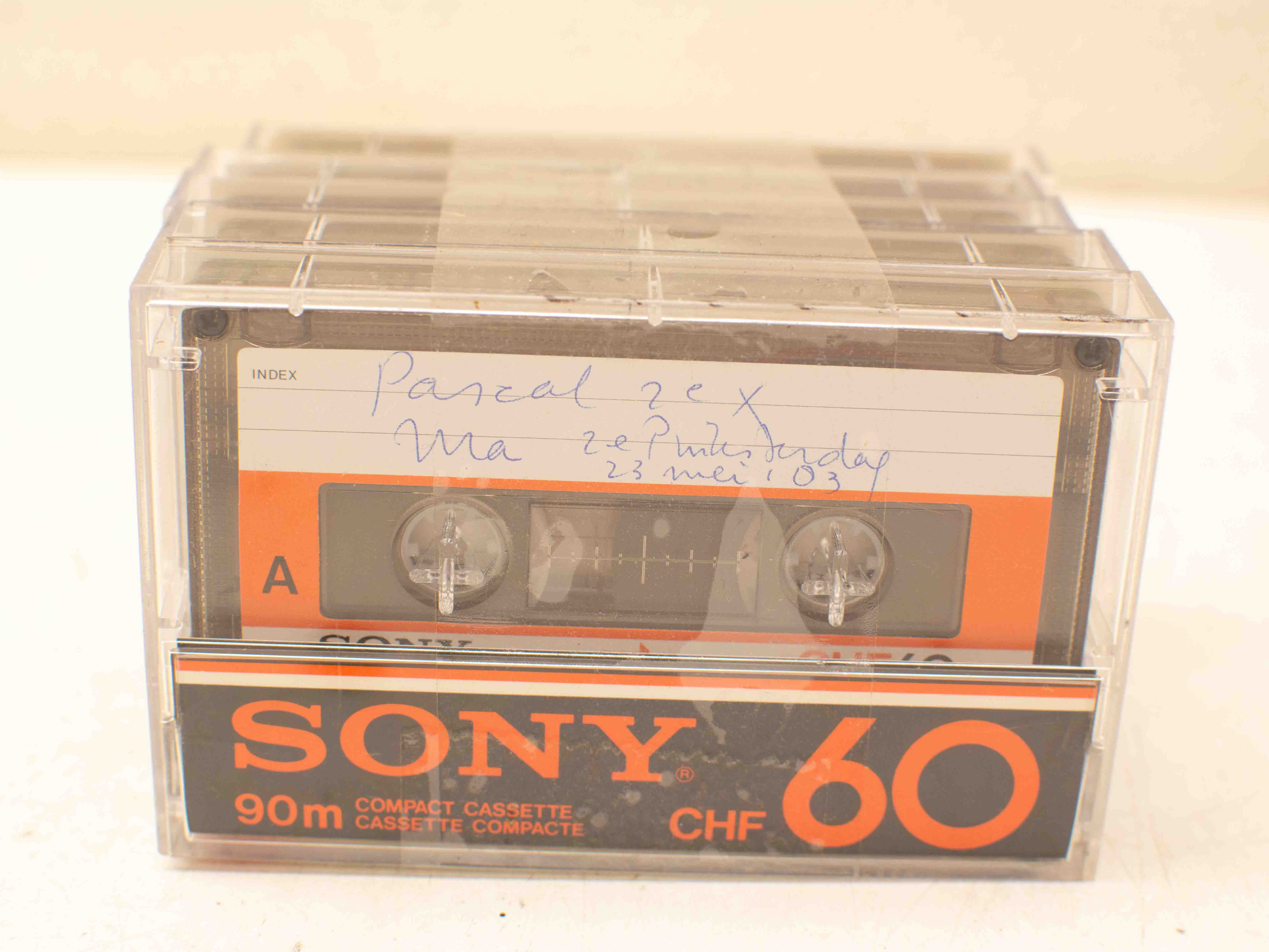 5 Sony Cassettebandjes  38616