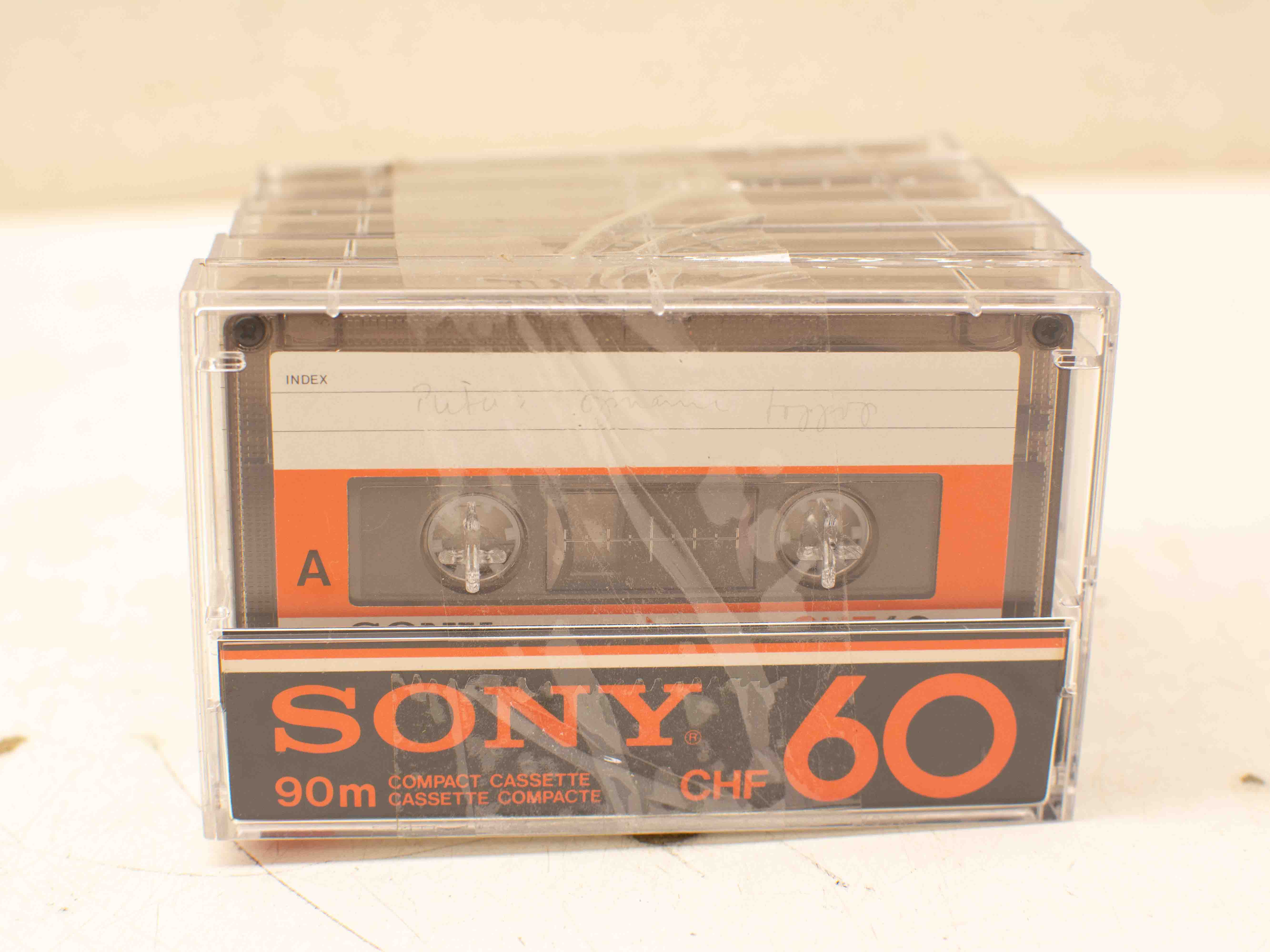 6 sony cassettebandjes  38478